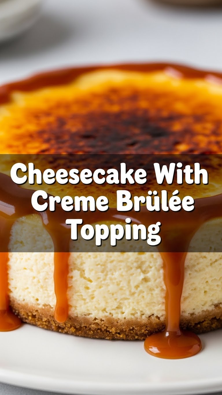 Cheesecake With Creme Brulee Topping