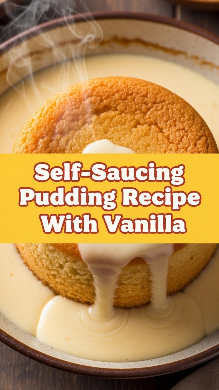 Self-Saucing Pudding Recipe With Vanilla
