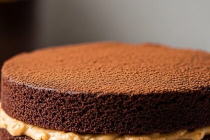 Chocolate Cake With Peanut Butter Mousse