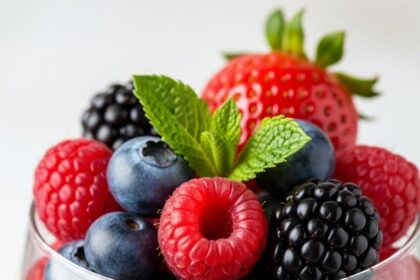 Chocolate Mousse With Berries