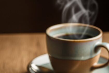 Chocolate Lava Cake With Coffee