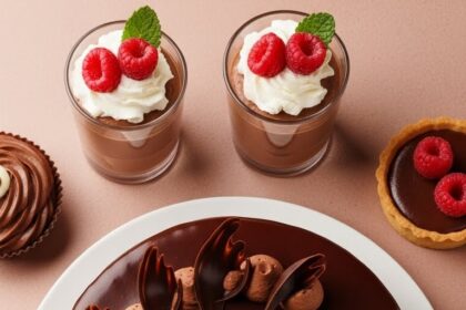 Desserts With Chocolate Mousse