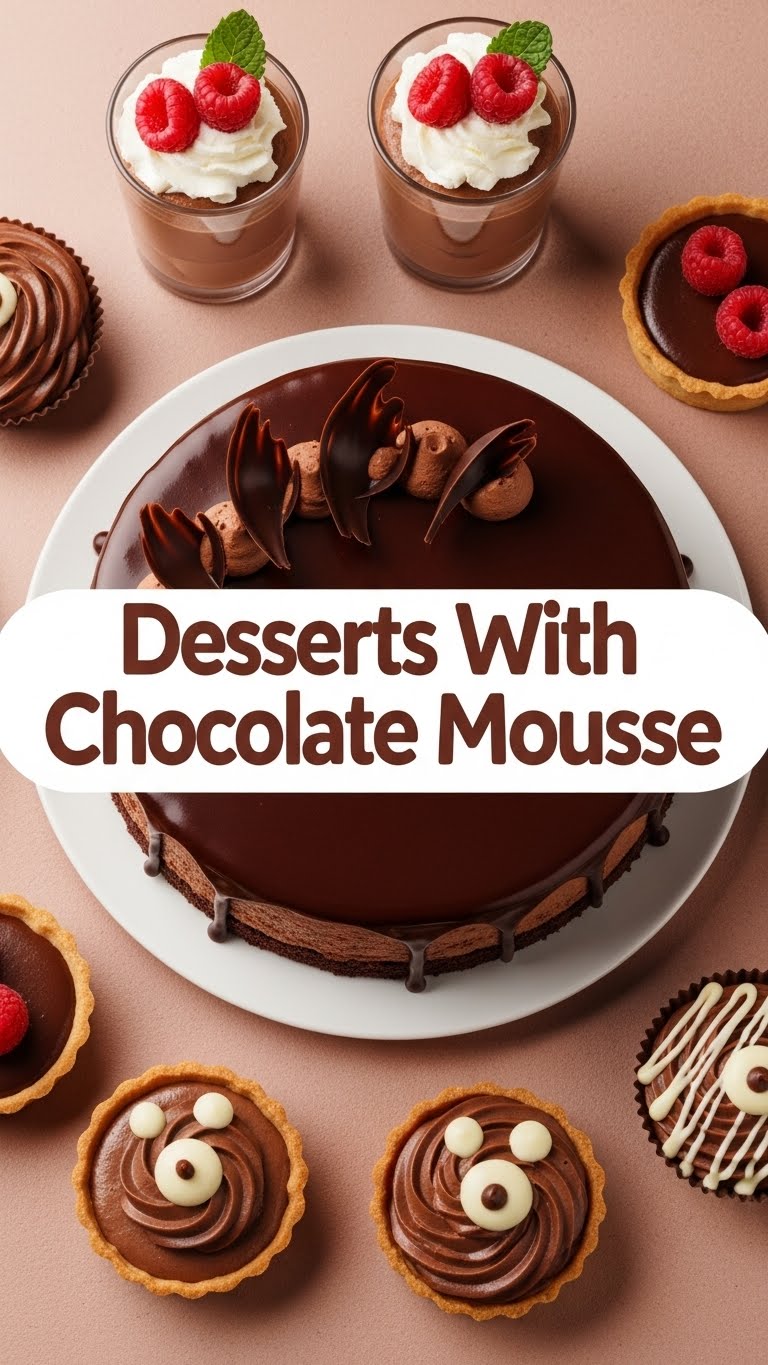 Desserts With Chocolate Mousse