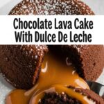 Chocolate Lava Cake With Dulce De Leche