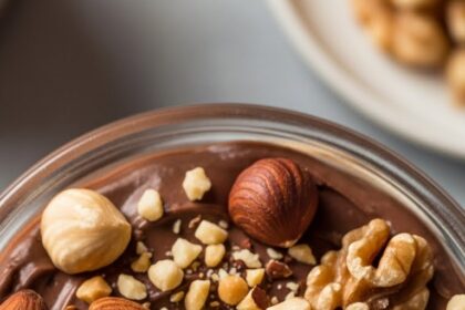 Chocolate Mousse With Nuts