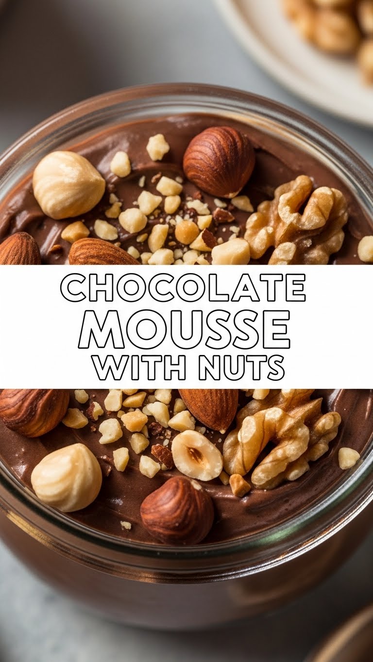 Chocolate Mousse With Nuts