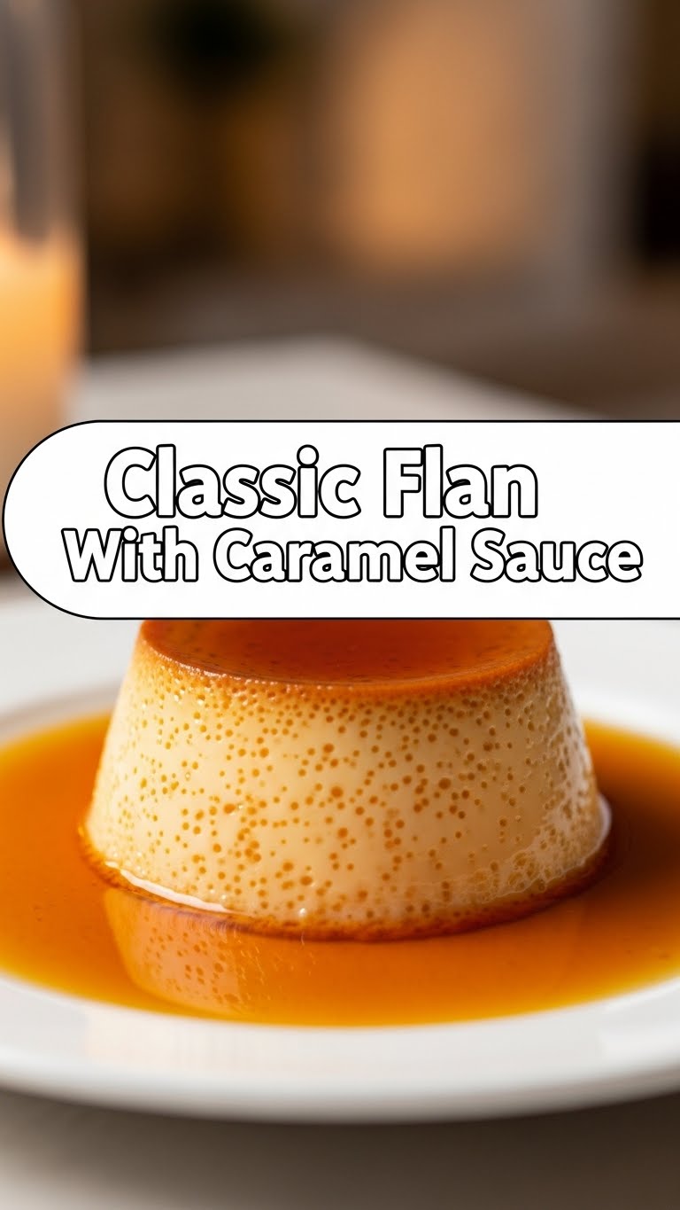 Classic Flan With Caramel Sauce