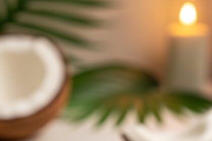 Coconut Flan Dessert With Caramel Sauce