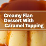 Creamy Flan Dessert With Caramel Topping