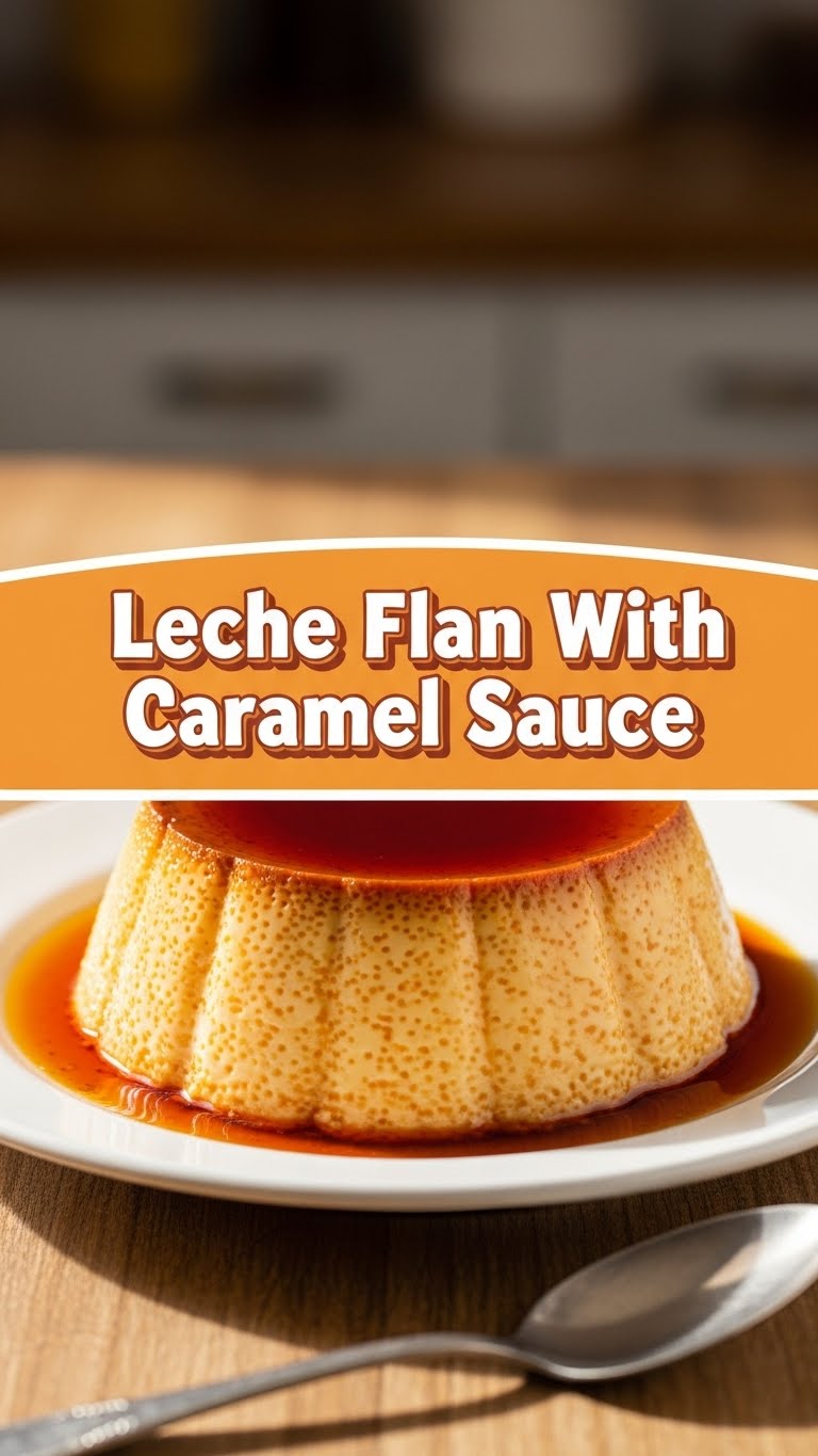 Leche Flan With Caramel Sauce