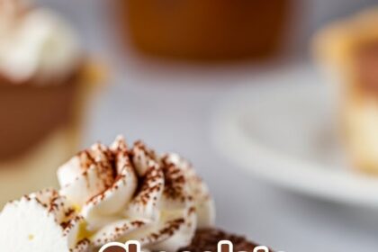 Chocolate Mousse Pie With Cream Cheese