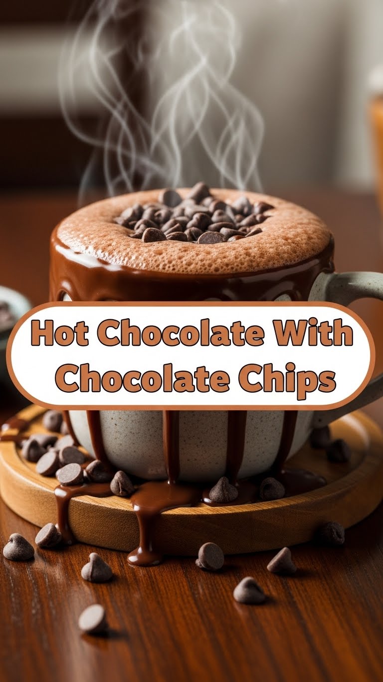 Hot Chocolate With Chocolate Chips