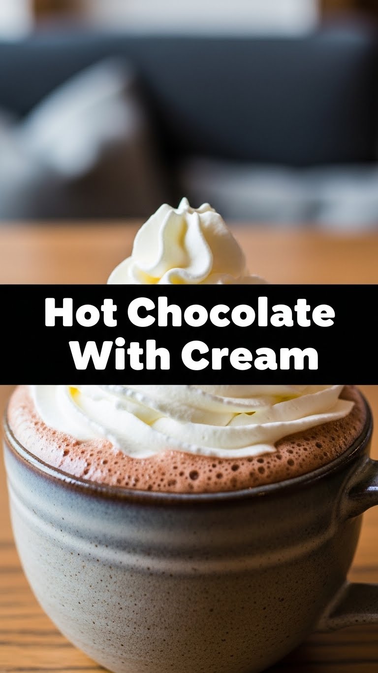 Hot Chocolate With Cream