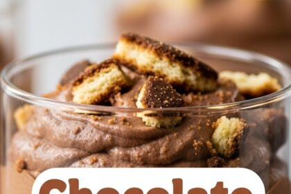 Chocolate Mousse With Cookies