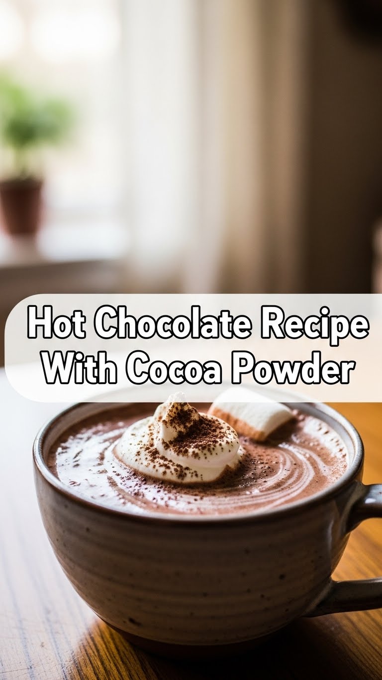 Hot Chocolate Recipe With Cocoa Powder