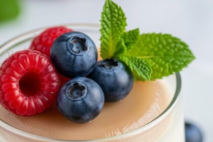 Panna Cotta With Fruit