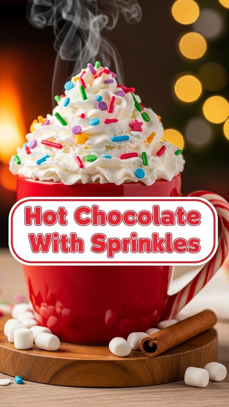 Hot Chocolate With Sprinkles