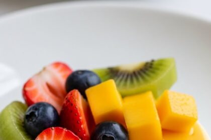 Panna Cotta With Fresh Fruit