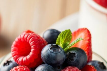 Vanilla Panna Cotta With Berries