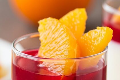 Pomegranate Panna Cotta With Orange