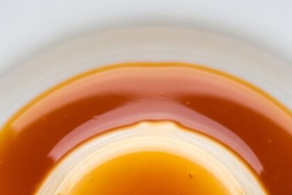 Panna Cotta Dessert With Sauce