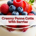 Creamy Panna Cotta With Berries