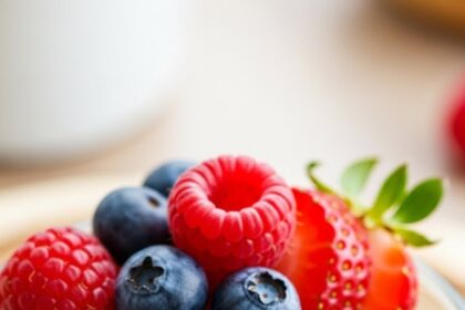 Creamy Panna Cotta With Berries