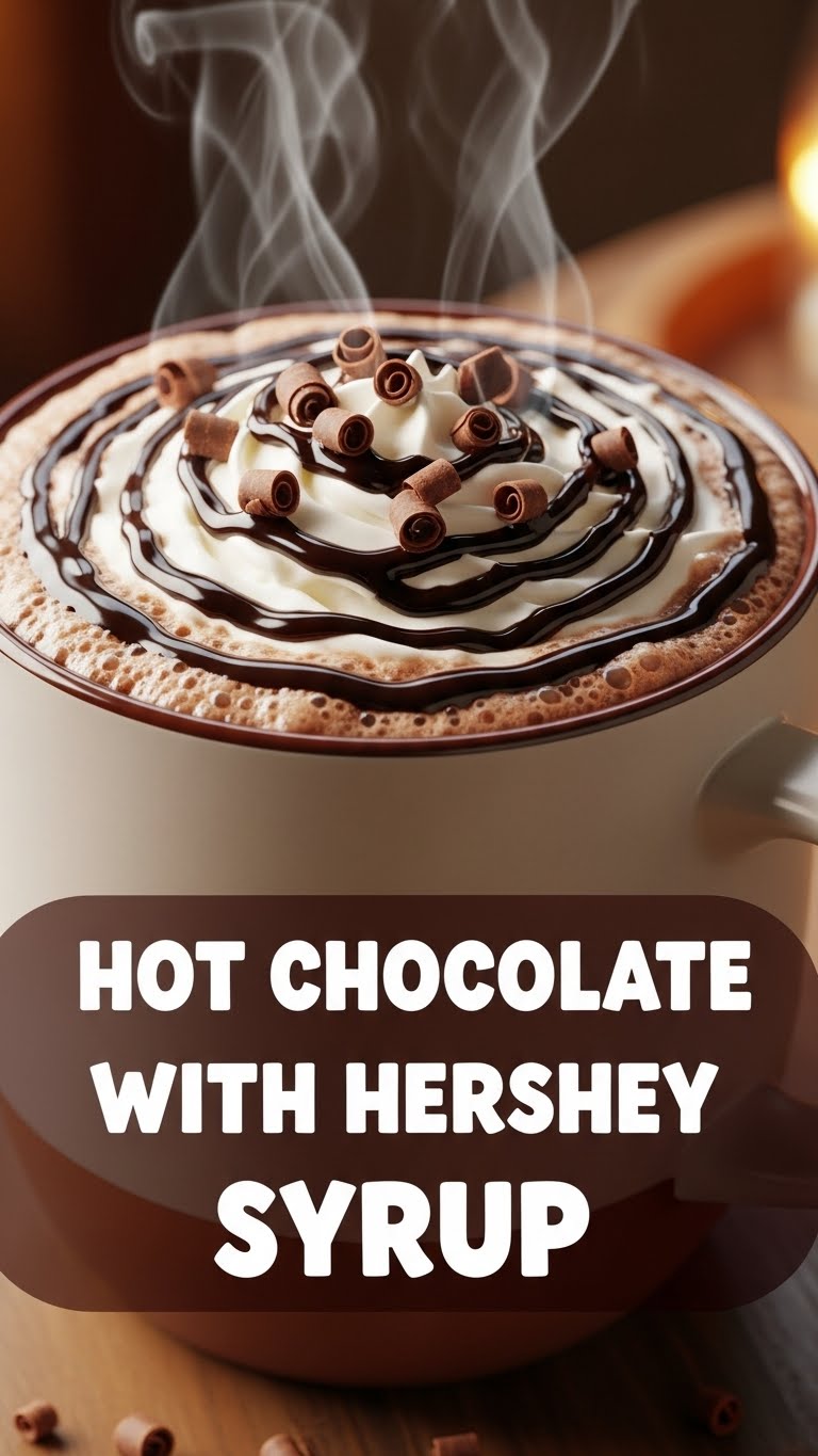 Hot Chocolate With Hershey Syrup