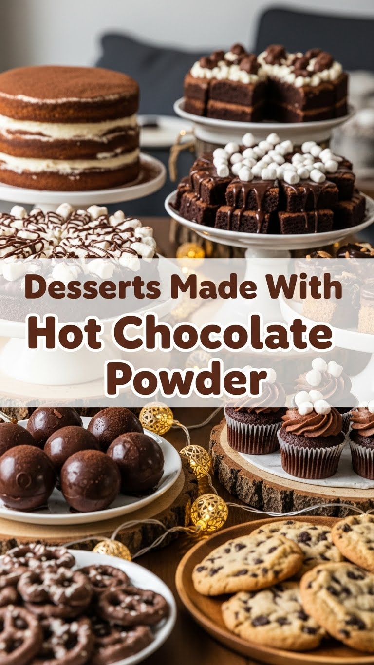 Desserts Made With Hot Chocolate Powder