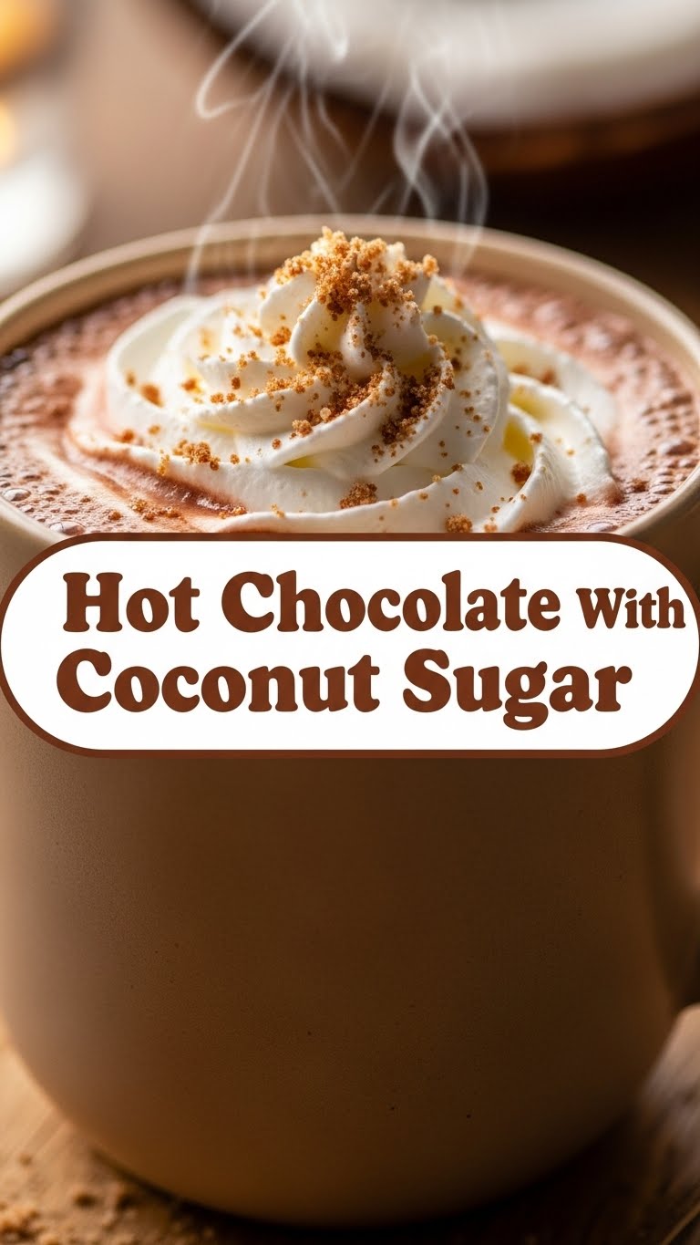 Hot Chocolate With Coconut Sugar