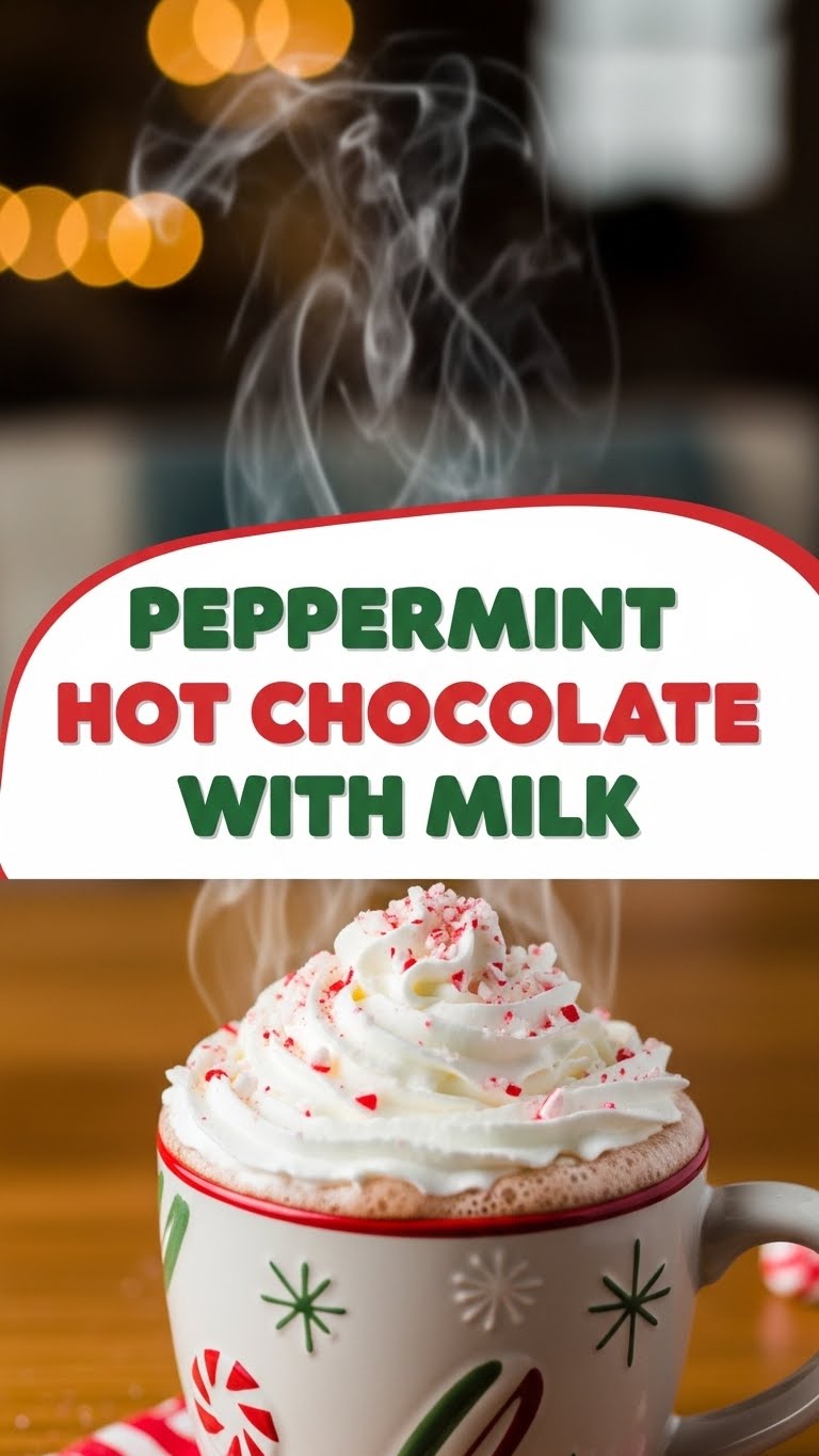 Peppermint Hot Chocolate With Milk