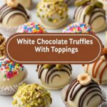 White Chocolate Truffles With Toppings
