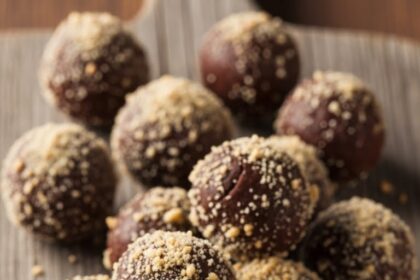 Chocolate Truffles With Cashews