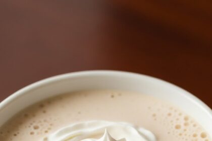 White Hot Chocolate With Cream