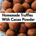 Homemade Truffles With Cacao Powder