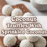 Coconut Truffles With Sprinkled Coconut