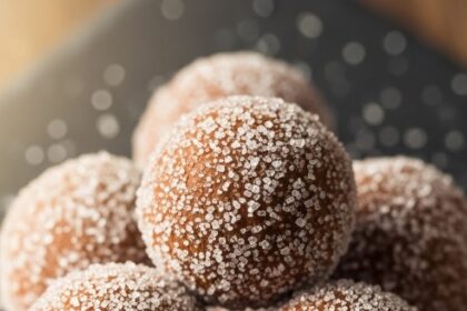 Chocolate Truffles With Sugar Coating
