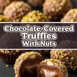 Chocolate-Covered Truffles With Nuts
