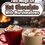 Two Mugs Of Hot Chocolate With Marshmallows