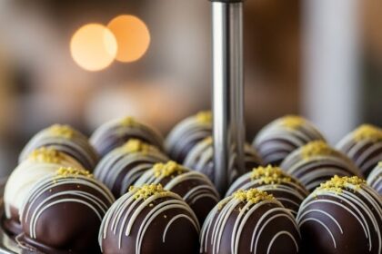 Cheesecake Truffles With Chocolate Coating
