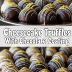 Cheesecake Truffles With Chocolate Coating