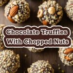 Chocolate Truffles With Chopped Nuts