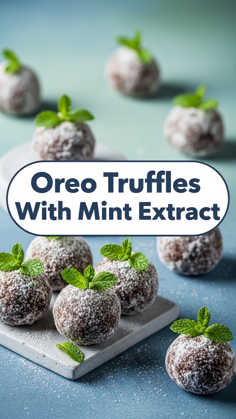 Oreo Truffles With Mint Extract