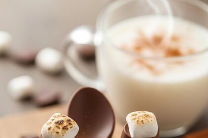 Hot Chocolate Spoons With Marshmallows