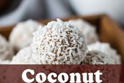Coconut Truffles With Shredded Coconut