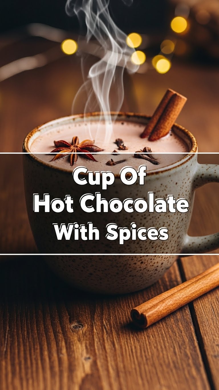 Cup Of Hot Chocolate With Spices