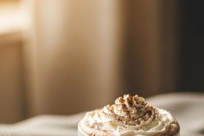 Cup Of Hot Chocolate With Cookies