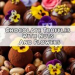 Chocolate Truffles With Nuts And Flowers