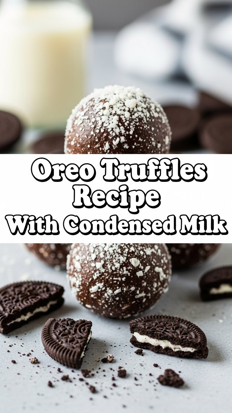 Oreo Truffles Recipe With Condensed Milk