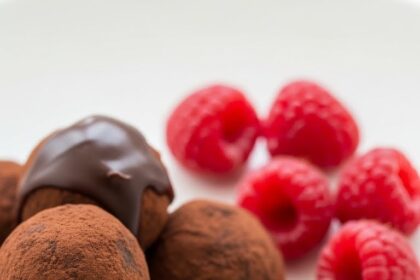Raspberry Jam With Chocolate Truffles